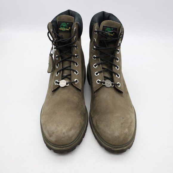 Timberland 6-inch Premium Waterproof Gray Boots Men US Size 12 M A6898 - Picture 2 of 12